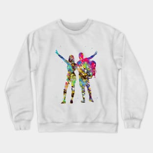 Couple Travelling Crewneck Sweatshirt